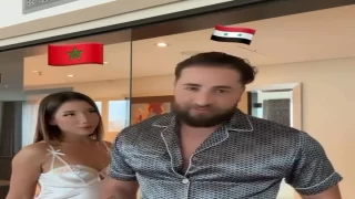مقطع انطونيو سليمان مع ليلى سليم المغربية
