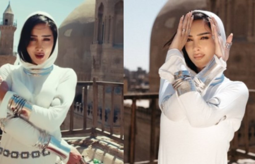 تفاصيل رقص بسمة بوسيل في مسجد بالقاهرة