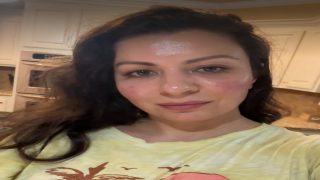 مقطع الينا انجل مع زوجها العراقي