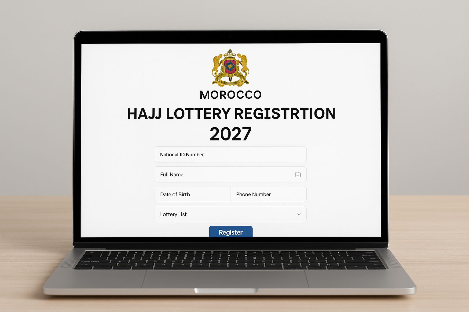 رابط تحميل استمارة التسجيل في قرعة الحج 2027-1448 بالمغرب