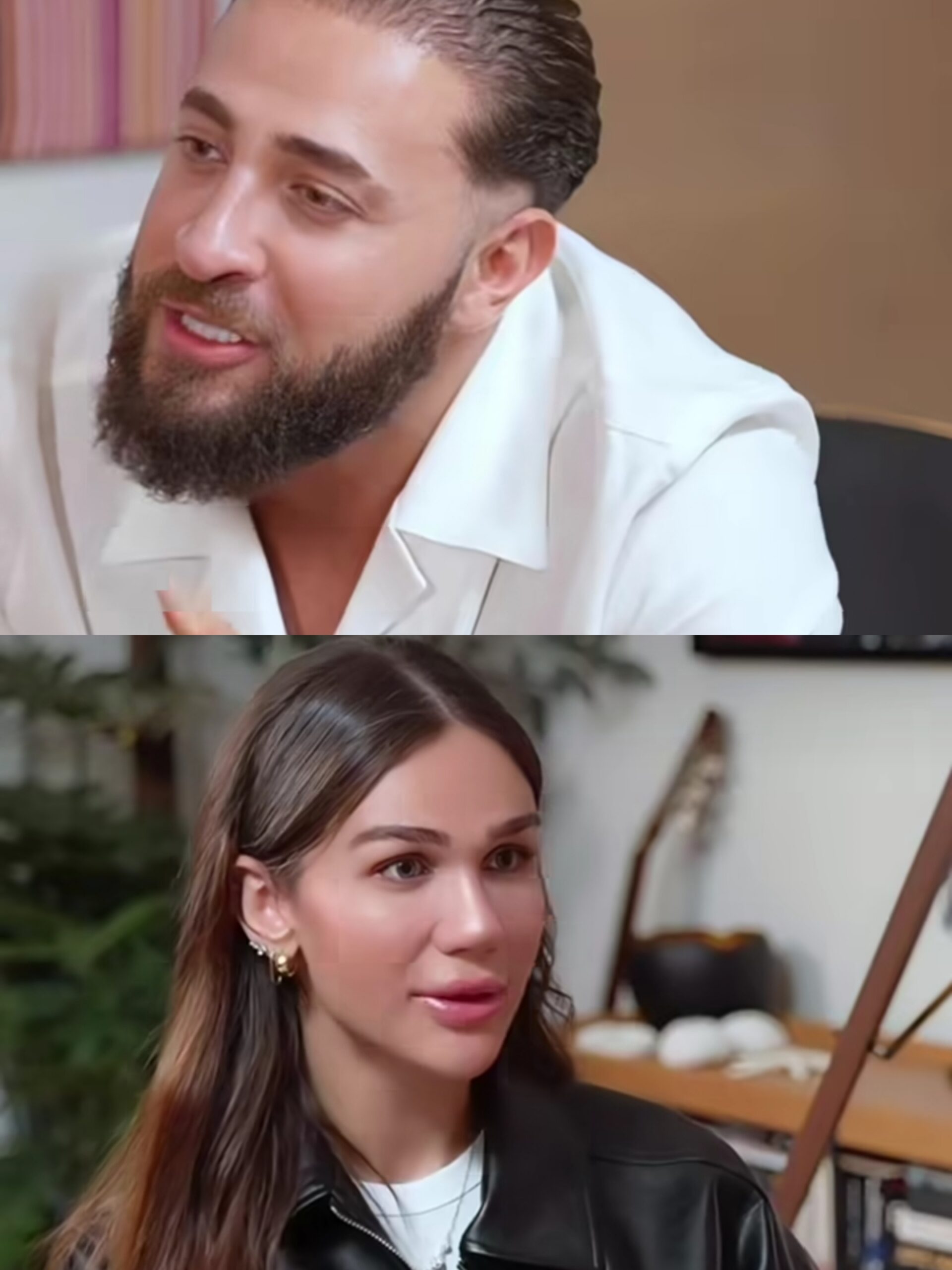 مقطع مقابلة انطونيو سليمان مع آية خلف