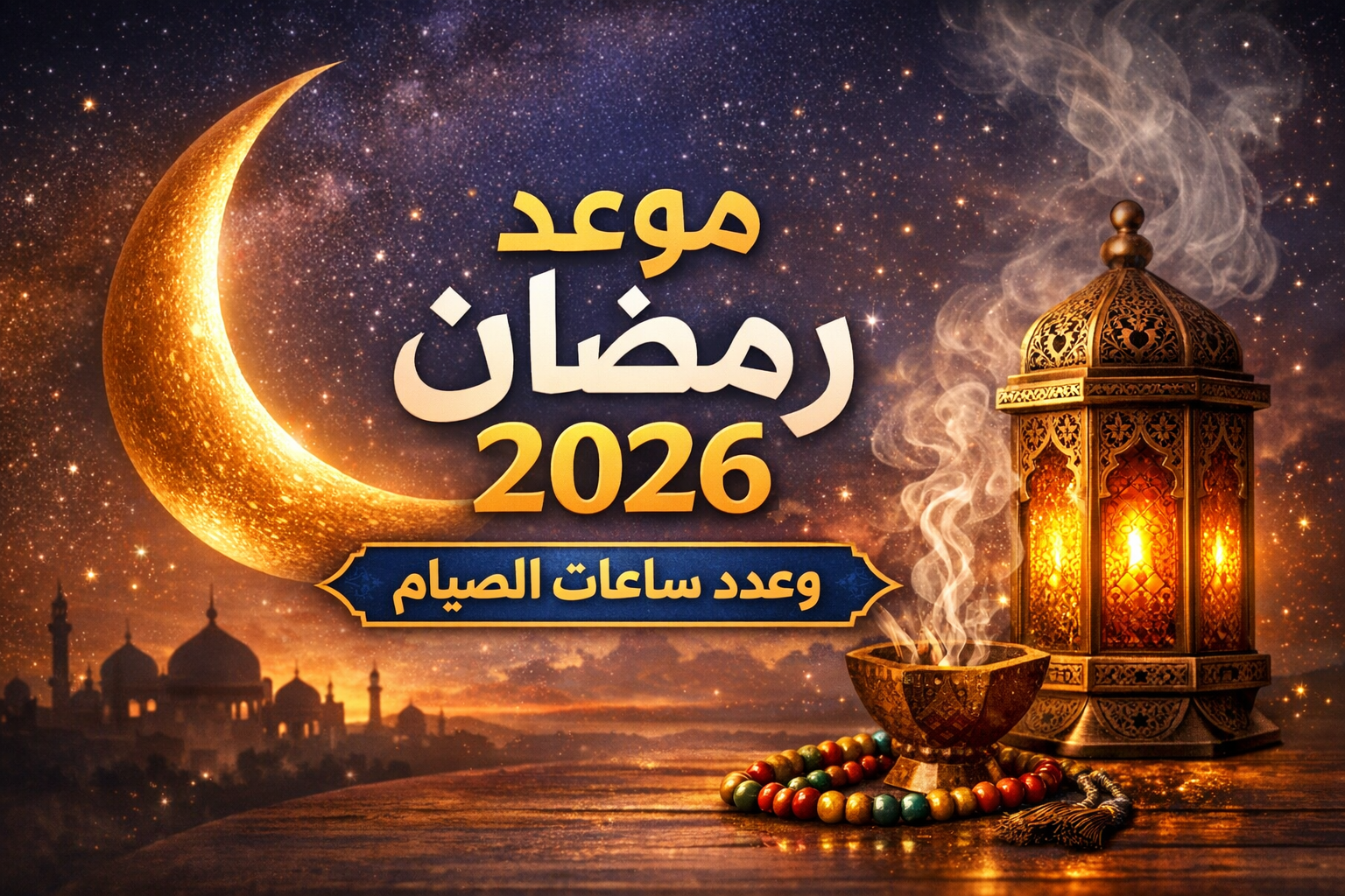 "رسميا" موعد استطلاع هلال شهر رمضان 2026 في الإمارات
